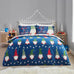 Fusion Christmas Bedding Gnome for Christmas Brushed Cotton Duvet Set