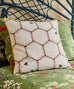 The Chateau Collection Honeycomb Cream 45cm x 45cm Cushion by Angel Strawbridge