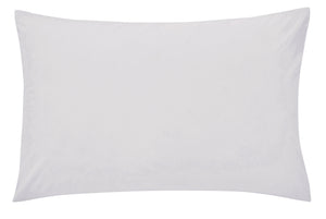 Helena Springfield Poly/Cotton Percale 180 Thread Count Silver Sheets