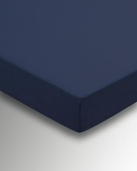 Helena Springfield Poly/Cotton Percale 180 Thread Count Navy Sheets
