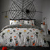 Bedlam Halloween Party Grey Bedding