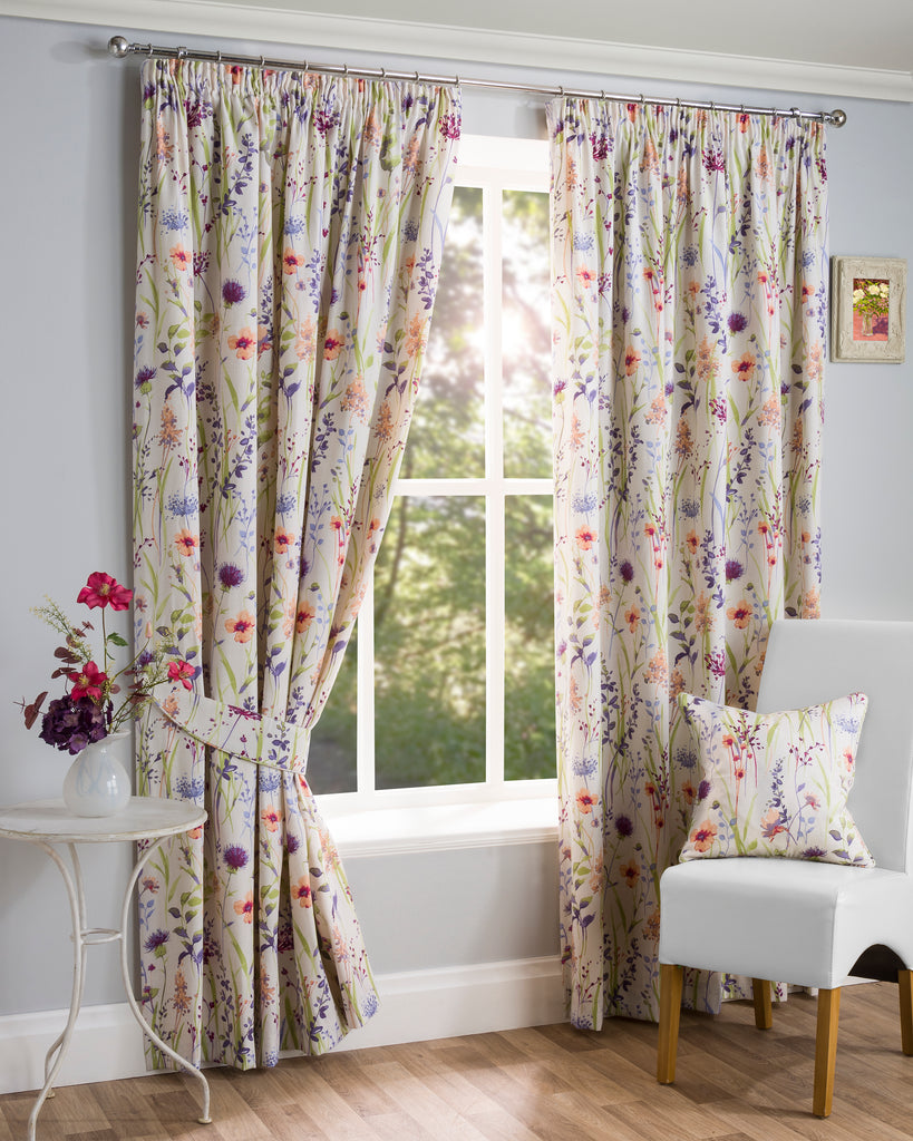 Sundour Hampshire Multi 3" Tape Lined Curtain