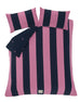 Jack Wills Heritage Stripe Navy-Pink Quilt Set