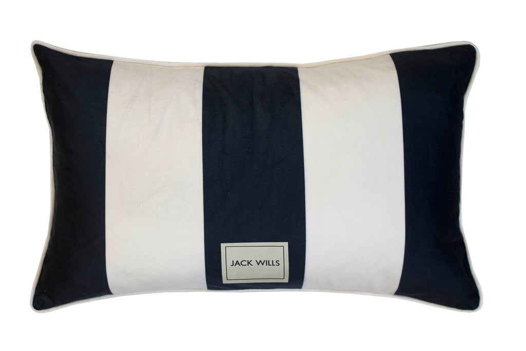 Jack Wills Heritage Stripe Navy-Vintage White Quilt Set