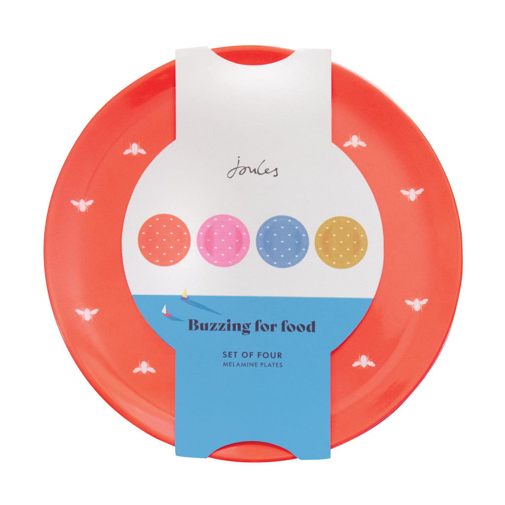 Joules Outdoor Dining Melamine Side Plates Set of 4