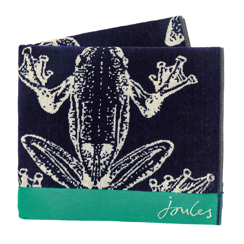 Joules Midnight Beasts Navy 100% BCI Cotton 600gsm Towels