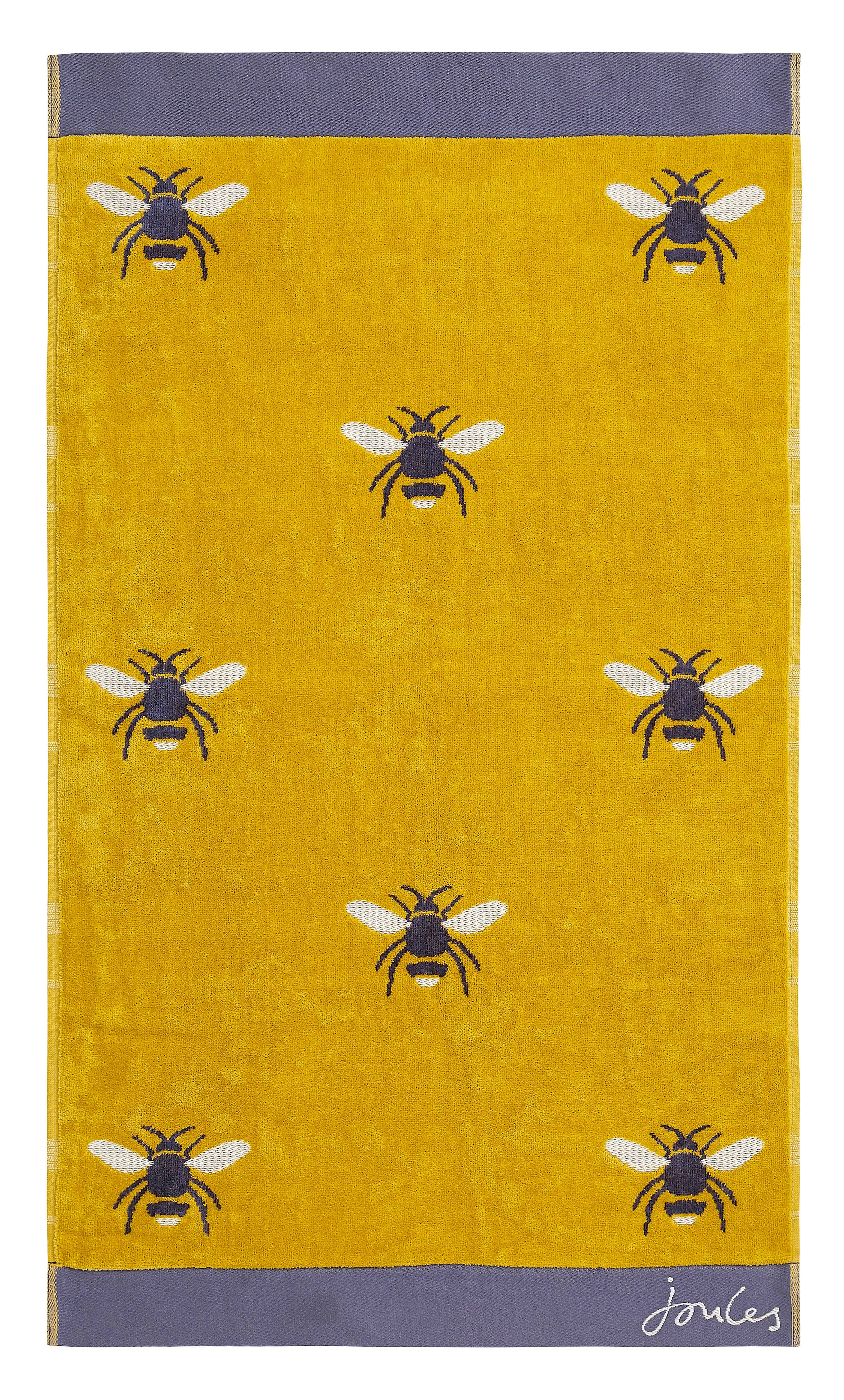Joules Botanical Bee Gold Towels Charmed Interiors