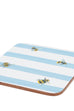 Joules Home Bee Stripe Coasters S/4