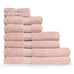 Paoletti Cleopatra 100% Combed Egyptian Cotton 600gsm Blush Towels