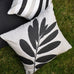 Fusion Outdoor Leaf Print 43cm x 43cm Cushion