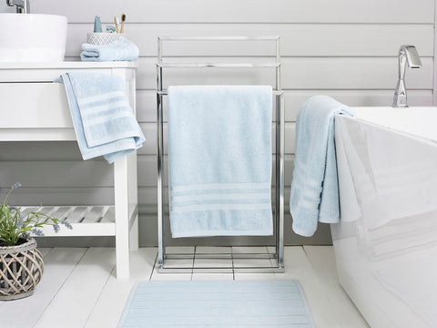 Deyongs Luxe High Density 800gsm 100% Cotton Blue Towels