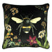 Evans Lichfield Midnight Garden Bee Black 43cm x 43cm Cushion