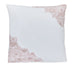 Morris & Co Strawberry Thief/Severne Cochineal Pink Embroidered Large 65cm x 65cm Pillowcase
