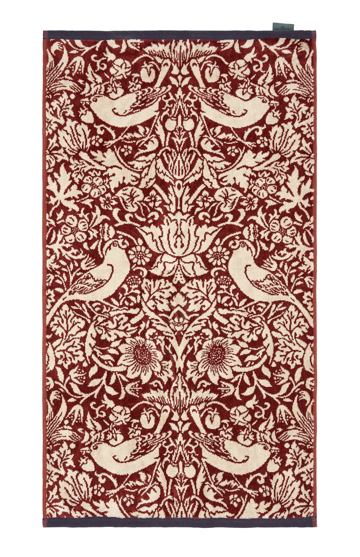 Morris & Co Strawberry Thief 60% Cotton/40% Modal 600gsm Towels