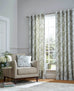 Laura Ashley Parterre Lined Eyelet Curtains