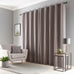 Fusion Prado Grey/Terracotta Eyelet Lined Curtains