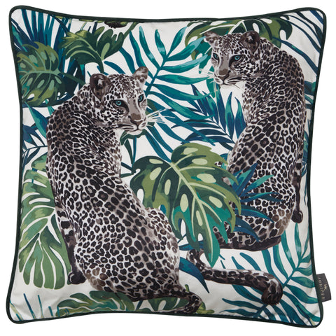 Malini Juniper Leopard Love 45cm x 45cm Filled Cushion