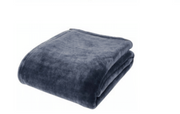 Catherine Lansfield Plain Raschel Velvet Touch 200cm x 240cm Throws