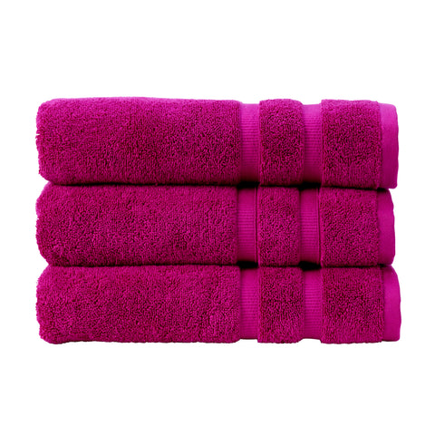 Christy Signum 675gsm 100% Combed Cotton Orchid Towels