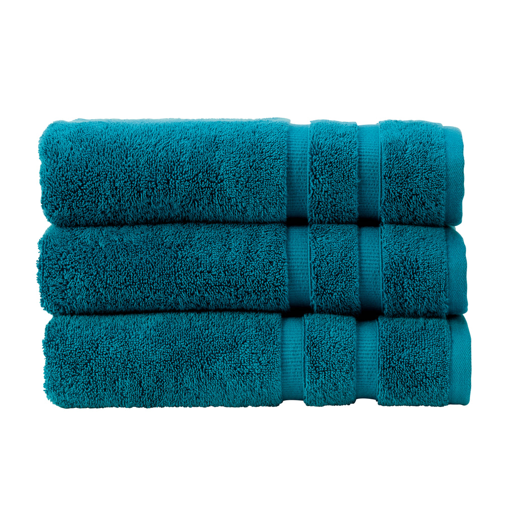 Christy Signum 675gsm 100% Combed Cotton Vivid Teal Towels