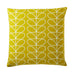 Small Linear Stem Sunflower 50cmx50cm Feather Filled Cushion by Orla Kiely