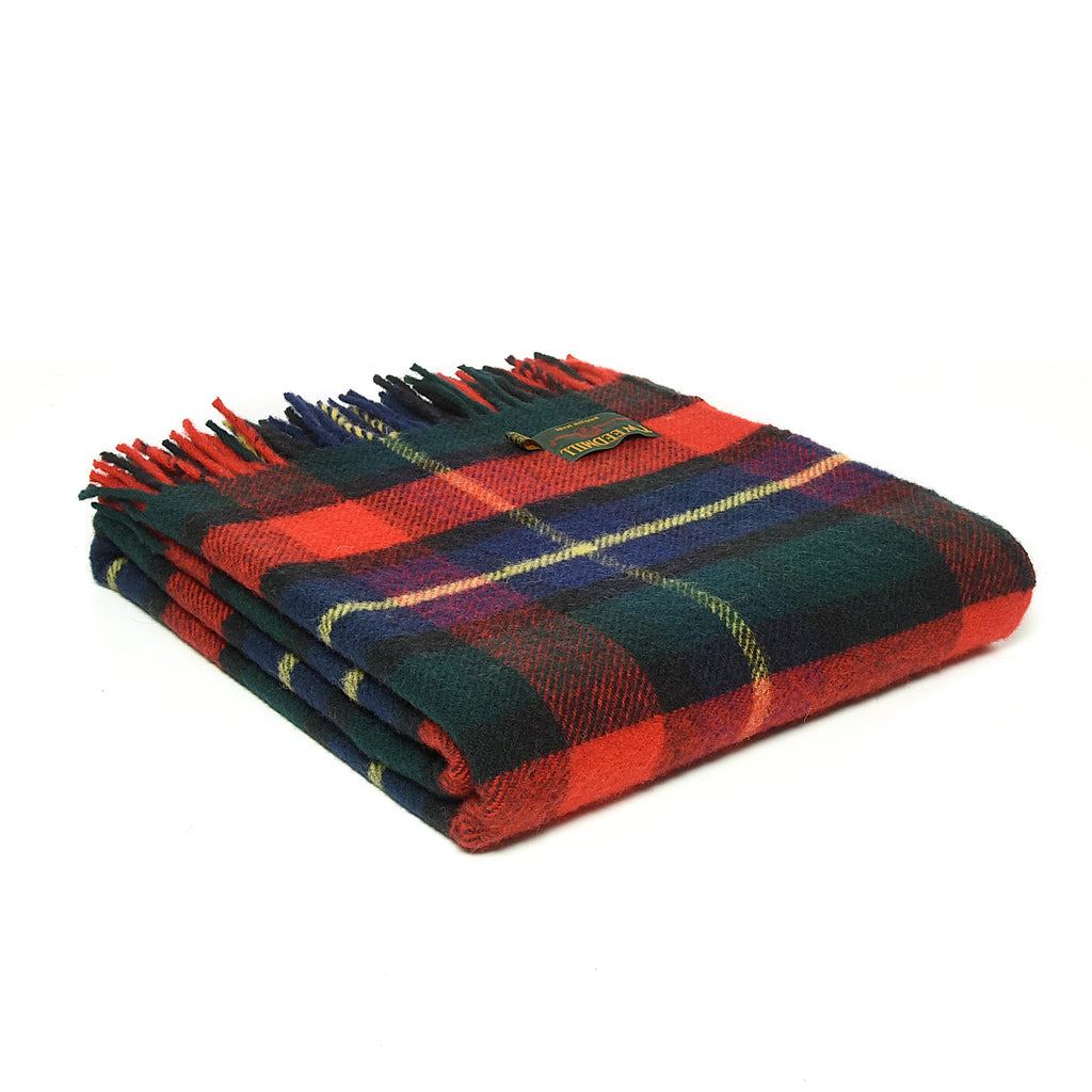 Tweedmill Traditional Pure New Wool Tartan Kilgour 150 x183cm Throw