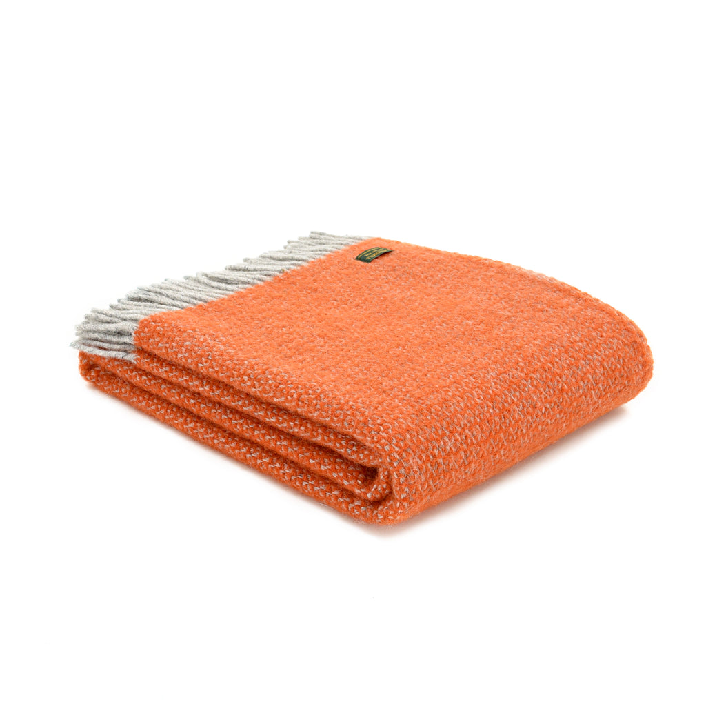 Tweedmill Illusion Pumpkin 150x183cm Throw
