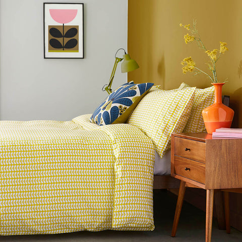Orla Kiely Tiny Stem Yellow Bedding