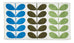 Orla Kiely Trio Stem 100% Cotton Towels