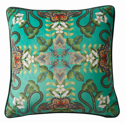 Wedgwood Emerald Forest 43cm x 43cm Filled Cushion (ORDER ONLY)