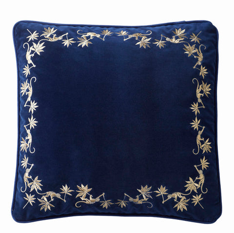Wedgwood Sapphire Garden Midnight 50cm x 50cm Filled Cushion (ORDER ONLY)