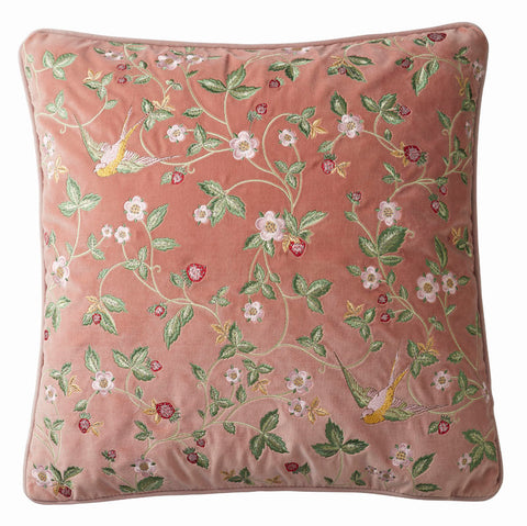 Wedgwood Wild Strawberry Blush 50cm x 50cm Filled Cushion