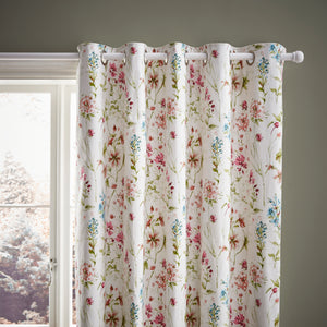 Laura Ashley Wild Meadow Blackout Lined Eyelet Curtains