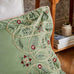 William Morris Brophy Embroidery Green Bedding