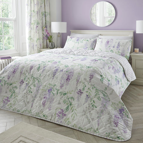 Dreams N Drapes Wisteria Lilac Duvet Set