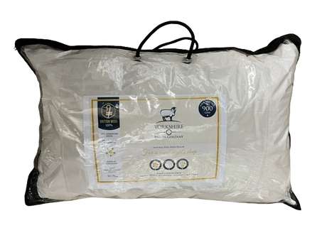100% Yorkshire Wool Firm Pillow