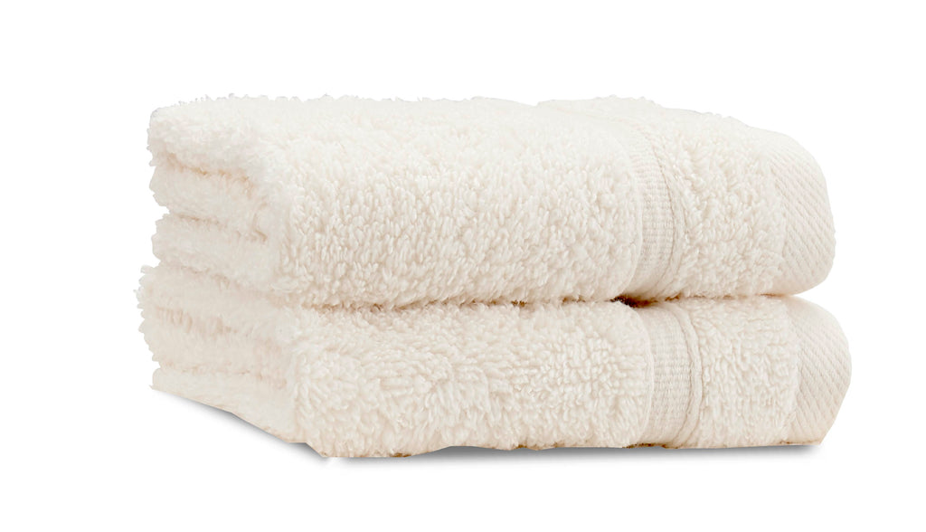 Catherine Lansfield Zero Twist 100% Cotton 450gsm Cream Towels