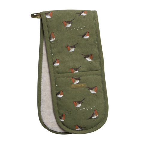 ALL101100 Sophie Allport Robin Double Oven Glove