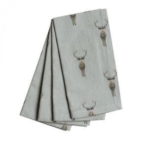 ALL29300 Sophie Allport Napkins (Set of 4) Highland Stag