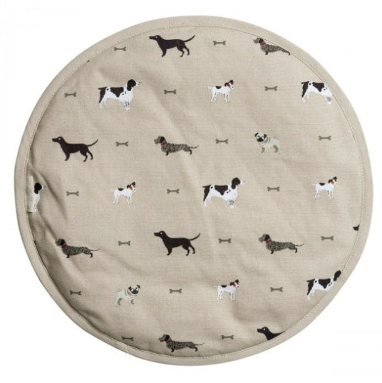 ALL32175 Sophie Allport Circular Hob Cover Woof
