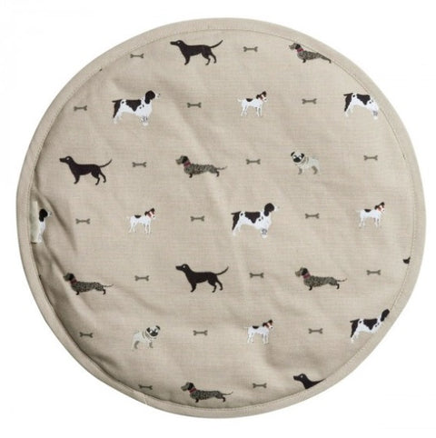 ALL32175 Sophie Allport Circular Hob Cover Woof