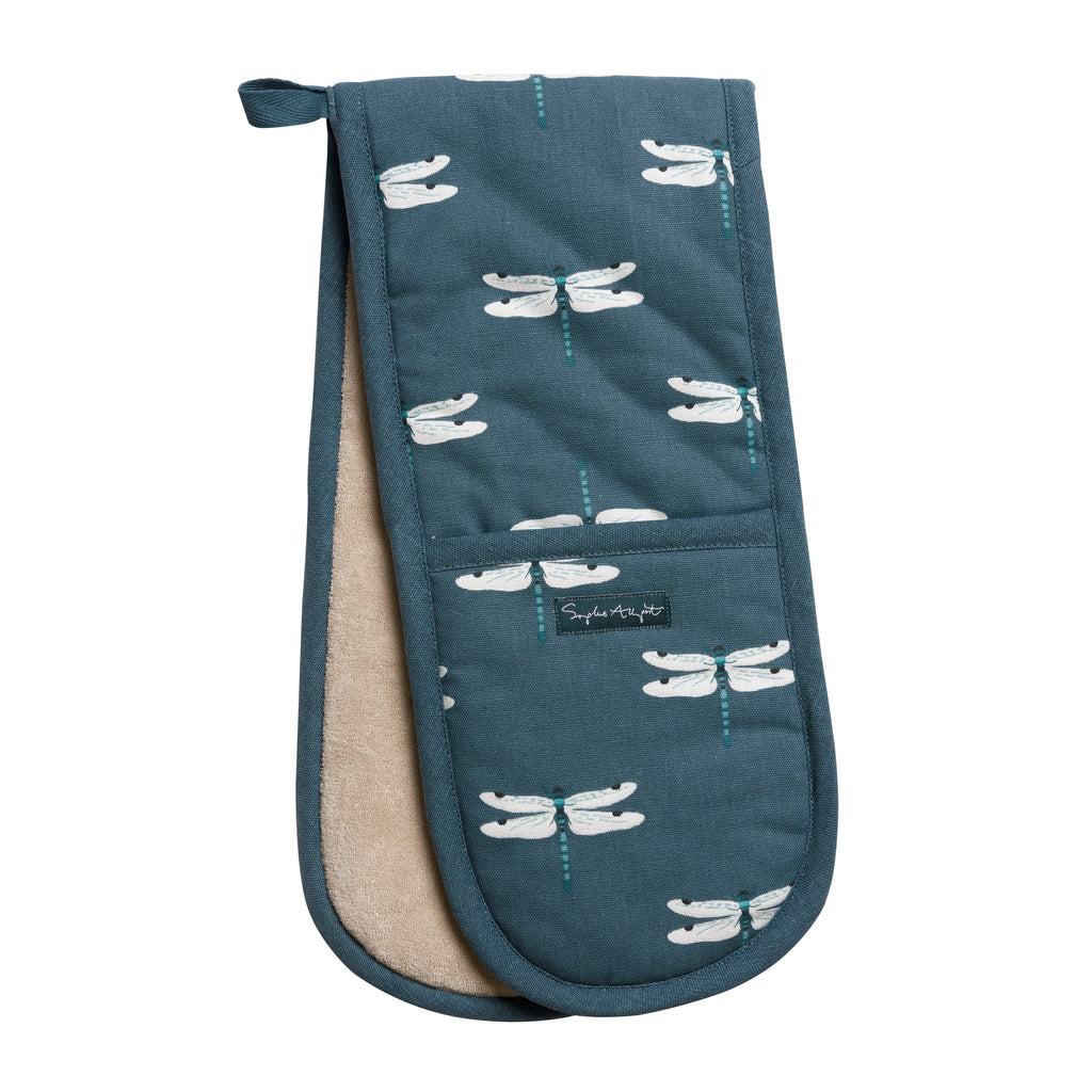 ALL57000 Sophie Allport Dragonfly Double Oven Glove