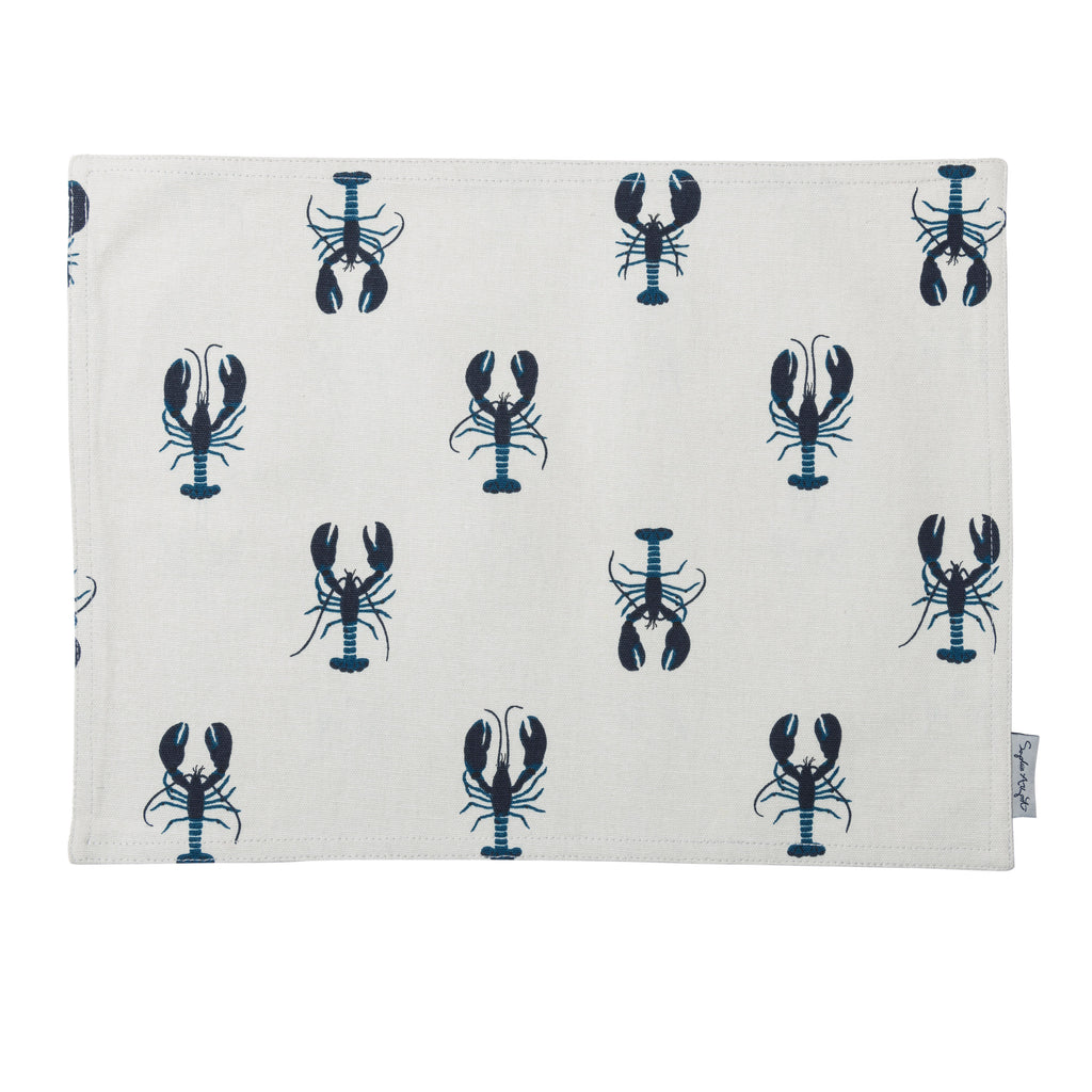 ALL68820 Sophie Allport Lobster Fabric Placemat