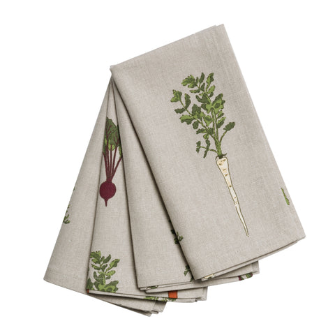 ALL78300 Sophie Allport Home Grown Napkins Set of 4