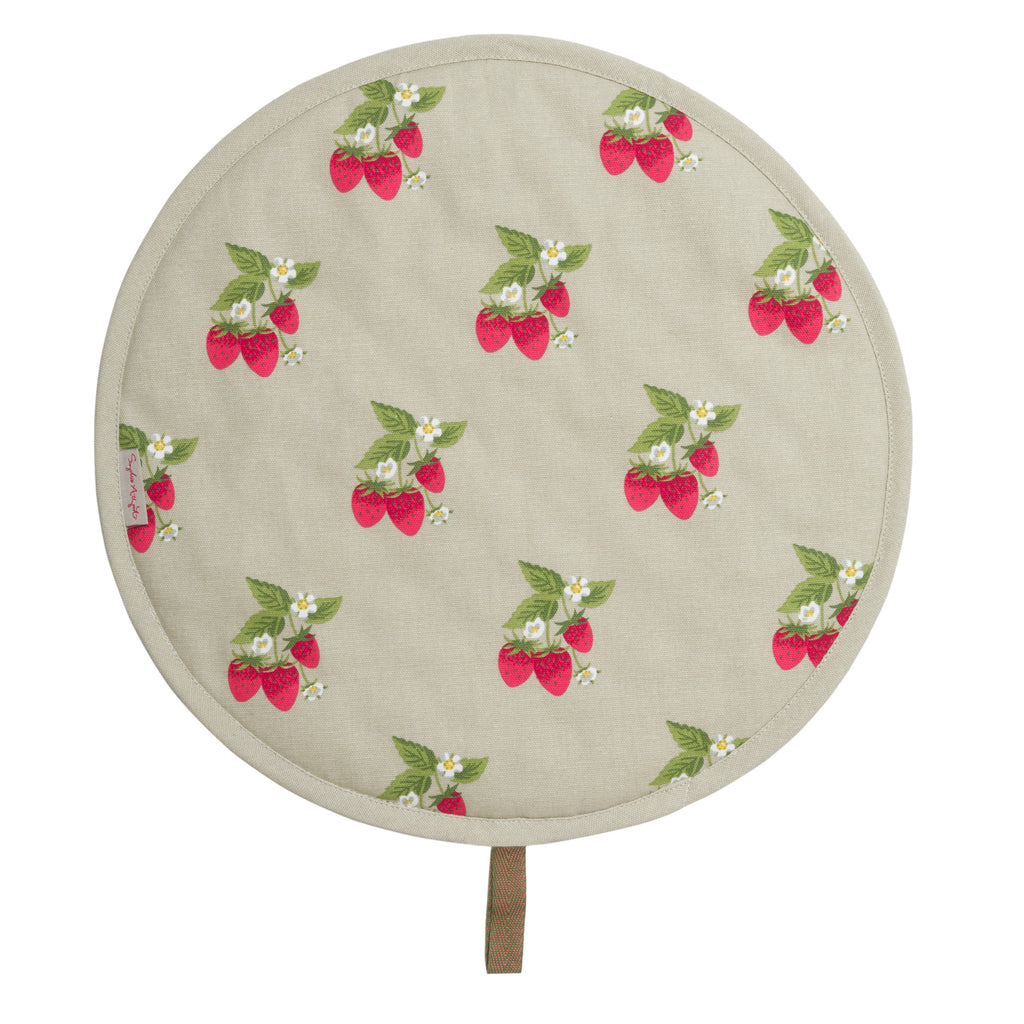 ALL97180 Sophie Allport Strawberries Circular Hob Cover
