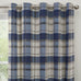 Fusion Balmoral Check Eyelet Curtains