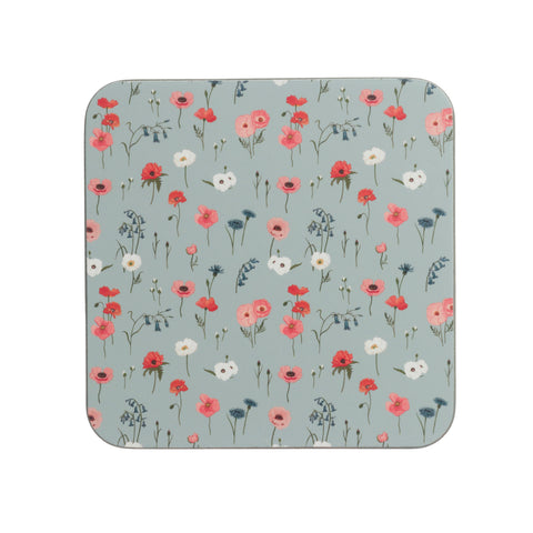 COC10301 Sophie Allport Poppy Meadow Coasters (Set of 4)