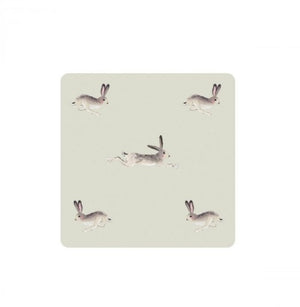 COCHA01 Sophie Allport Coasters Set Of 4 Hare