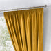 Fusion Dijon Blackout Lined 3" Heading Curtains