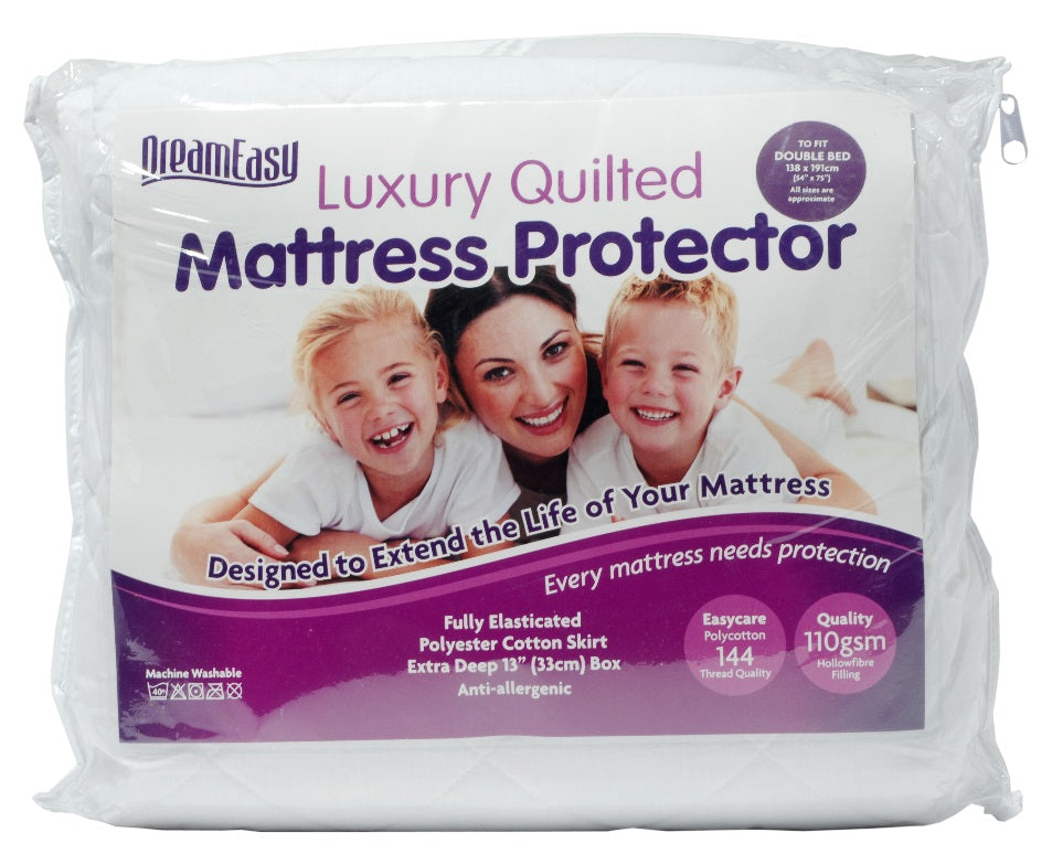 Dreameasy 110gsm Quilted Mattress Protectors